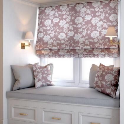 Римская штора CAPRICCIO Ткань c цветами 60Х170см