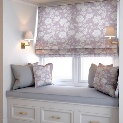 Римскаяя штора CAPRICCIO Ткань c цветами 60Х170см
